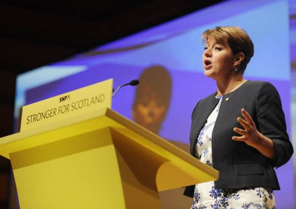 Speaking at the SNP conference, Leanne Wood called for a reformed UK ministerial council to allow the UKs constituent nations to look at Westminster's decisions. Picture: Greg Macvean