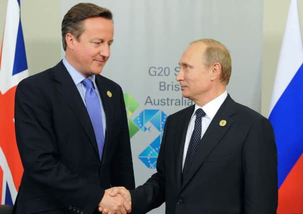 The Prime Minister confronted Putin over Russias interference in its smaller neighbour in a conversation on the fringes of the G20 summit in Australia. Picture: AP