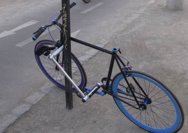 Inventors claim the Yerka bike is thief-proof. Picture: AP