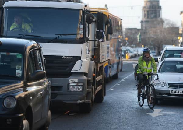 Lorry and coach firms who risk causing catastrophic crashes by phoning their drivers at the wheel will be investigated warns the Traffic Commissioner for Scotland. Picture: TSPL
