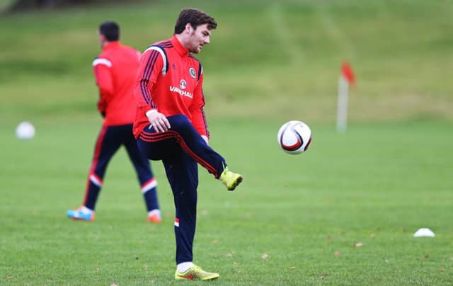 Chris Martin is eager to impress if he is given the nod by Scotland manager Gordon Strachan. Picture: AFP/Getty