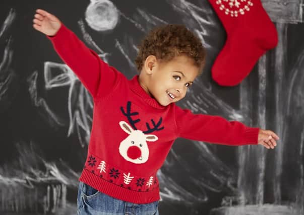 Reindeer, Christmas trees and Santa suits are among the popular images on Christmas jumpers
