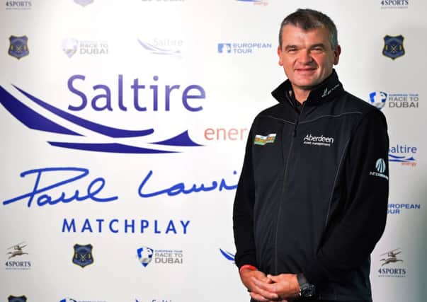 Paul Lawrie at the launch of the new European Tour event named in his honour. Picture: Getty
