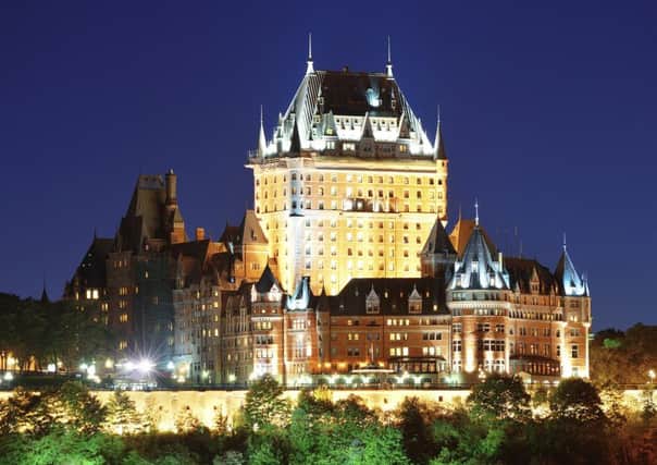 Quebec City at night. Picture: Contributed