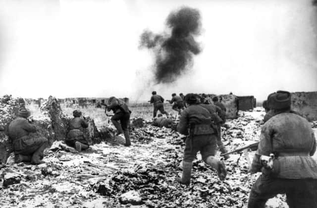 On this day in 1942 Soviet troops counter-attacked at Stalingrad and surrounded German troops. Picture: Getty