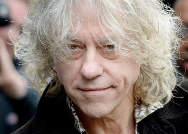 Bob Geldof and Andrew Mitchell: 'Unlikely friends'. Picture: PA