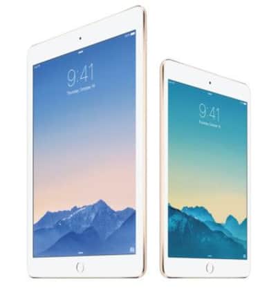 The iPad Air 2 and iPad Mini 3, Apple's latest tablets. Picture: Contributed