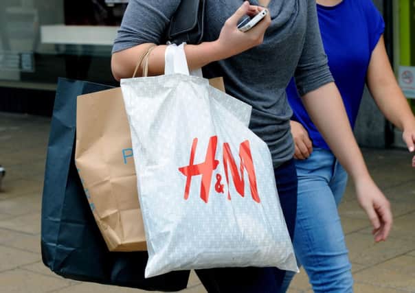 Clothing and footwear sales were sluggish during the month, with fluctuating weather conditions hampering shoppers demand for promotional items. Picture: Lisa Ferguson