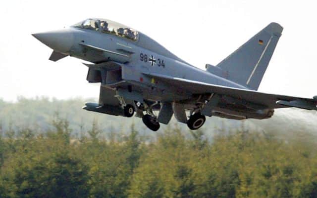 A total of 418 Eurofighters have been supplied to Germany, the UK, Italy, Spain, Austria and Saudi Arabia. Picture: AP