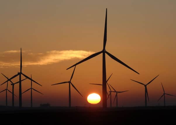 Wind is being used as the main source of renewable energy. Picture: Ian Rutherford