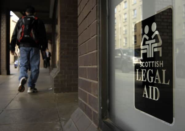 Figures published by the Scottish Legal Aid Board showed 150 million was spent on legal aid in 2013-14. Picture: TSPL