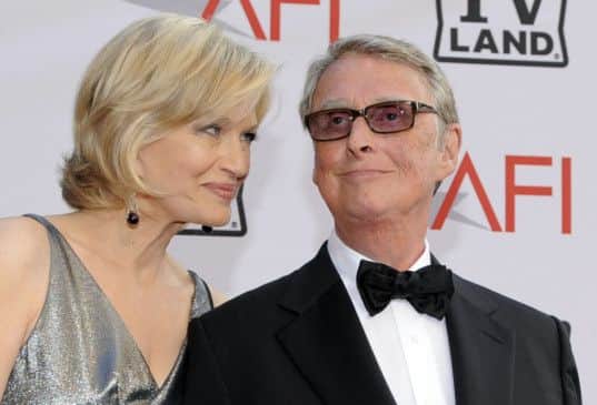 Mike Nichols and his wife Diane Sawyer arrive at the AFI Lifetime Achievement Awards in 2010. Picture: AP