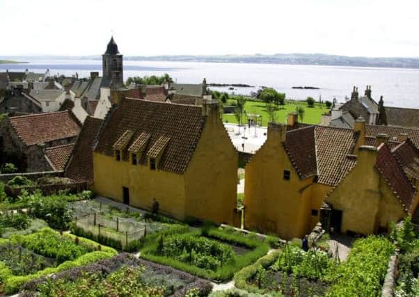 Pantiled roofs in Culross, as seen from Culross Palace's garden. Picture: TSPL