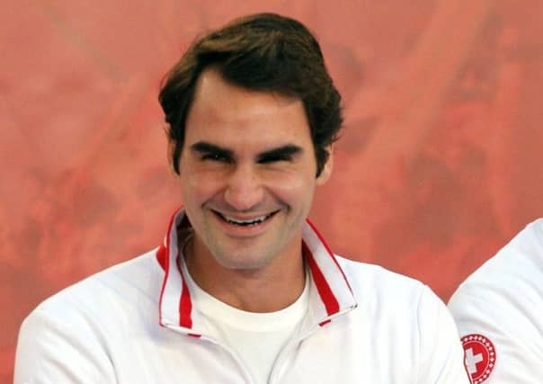 Roger Federer has shaken off his injury in time for the final. Picture: AP