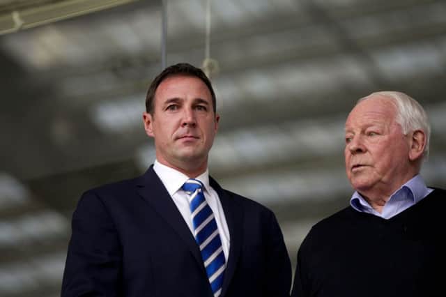 Wigan owner Dave Whelan, right, defended his decision to appoint Malky Mackay as manager. Picture: PA