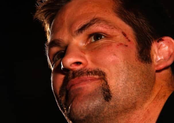 All Blacks captain Richie McCaw will skipper the side for the 100th time tomorrow. Picture: Phil Walter/Getty