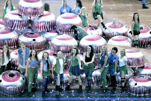 Tunnock's teacakes were incorporated into the opening ceremony of the Glasgow 2014 Commonwealth Games. Picture: Michael Gillen