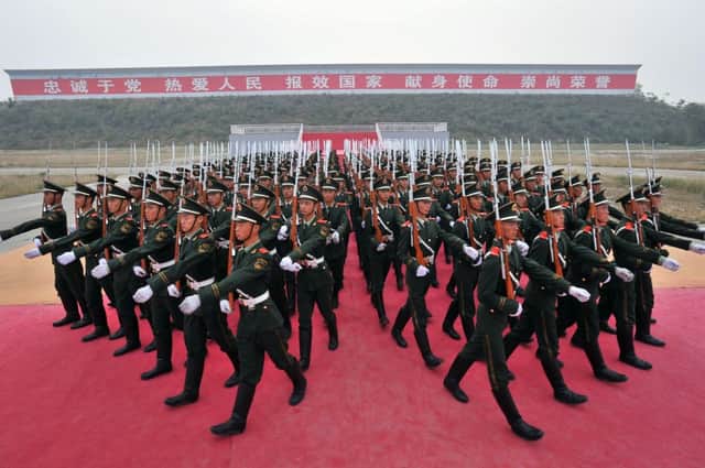 Chinas growing military power has alarmed some of its neighbours. Picture: AFP