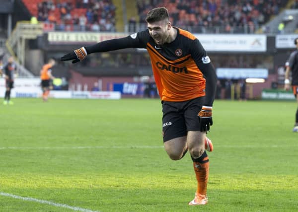 Nadir Ciftci opened the scoring for Dundee United. Picture: SNS