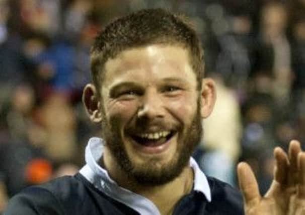 Ross Ford is all smiles after Scotland's win. Picture: SNS