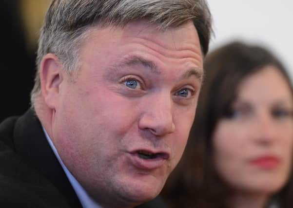 The Shadow Chancellor Ed Balls. Picture: Neil Hanna