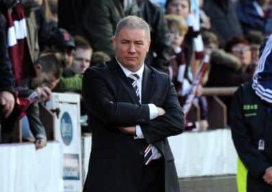 Ally McCoist is feeling the pressure after yesterday's defeat. Picture: Lisa Ferguson