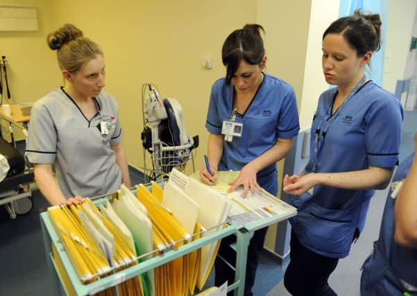 A report by the organisation found that the NHS in Scotland lost 64 mental health nurses between 2011 and 2014. Picture: TSPL
