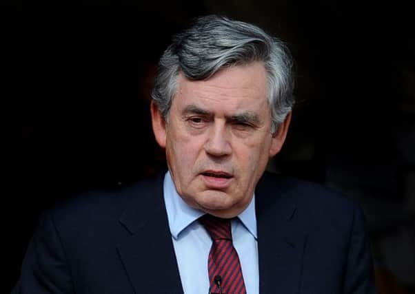 Former Prime Minister Gordon Brown. Picture: Neil Hanna