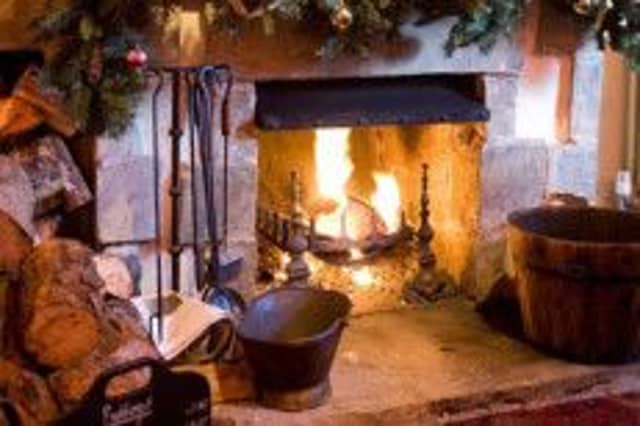 Research has shown a roaring fire is good for blood pressure