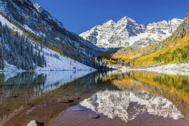 Maroon Bells national park in Falls, Aspen, Colorado. Picture: Contributed