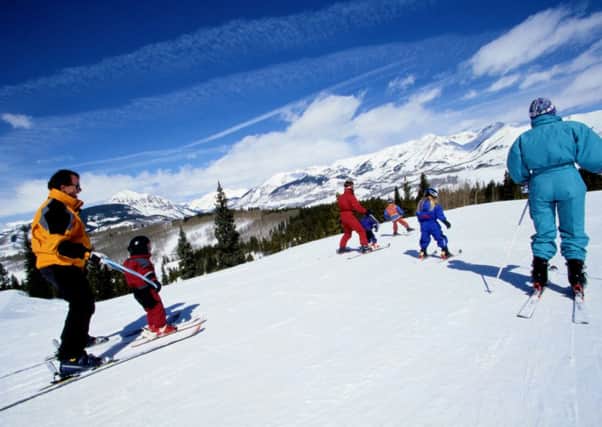 Skiers Teaching Children to Ski. Picture: Contributed