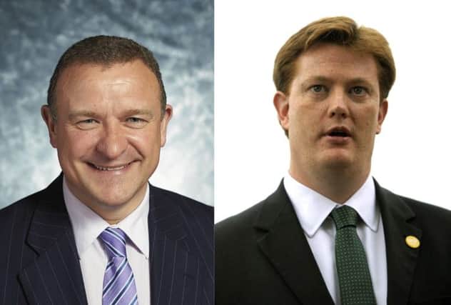Drew Hendry, left, is set to stand for election in Danny Alexander's seat. Picture: TSPL