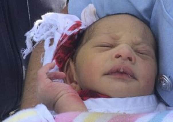 Police say the umbilical cord had been cut and clamped, indicating medical intervention since the birth. Picture: AP