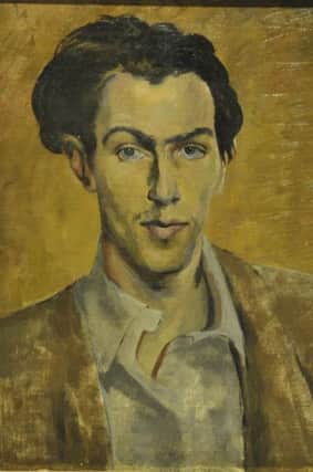 Self portrait Robert Colquhoun, c 1941. Picture: Steven Scott Taylor