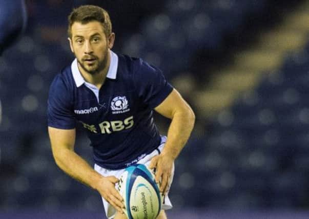 Greig Laidlaw in action for Scotland. Picture: SNS