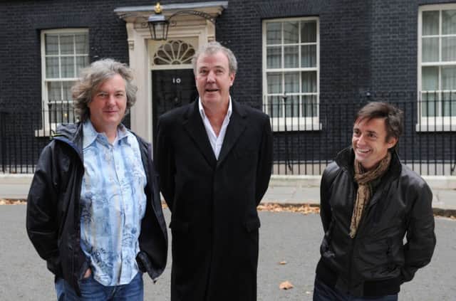 Top Gear presenters James May, Jeremy Clarkson and Richard Hammond. Picture: PA