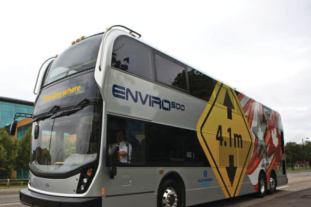 Chief executive Colin Robertson said deal reinforced reputation of the Enviro500 double-deck bus