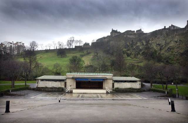 The Ross Bandstand, pictured, and new homes for the Traverse and Filmhouse have fallen by the wayside. Picture: Rob McDougall