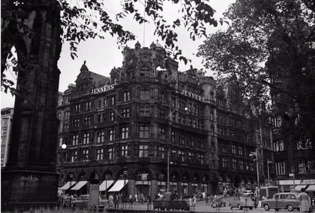 Jenners, as seen from Princes Street Gardens in 1962. Picture: TSPL