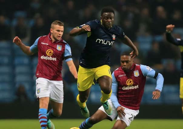 Southampton's Victor Wanyama in action against Aston Villa. Picture: PA