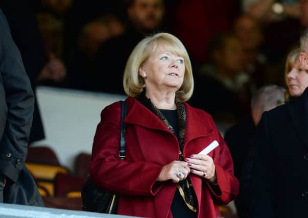 Hearts owner Ann Budge is delighted by how well things are going. Picture: SNS