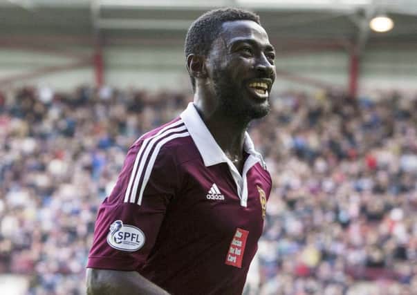 Prince Buaben has been a revelation for Hearts since joining the Gorgie outfit in the summer. Picture: SNS