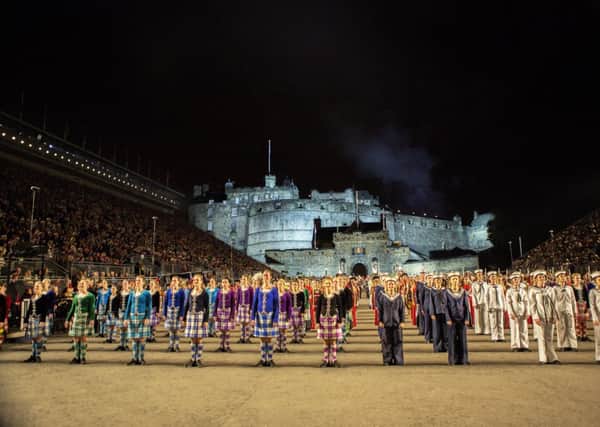 The Royal Edinburgh Military Tattoo in July. Picture: Malcolm McCurrach