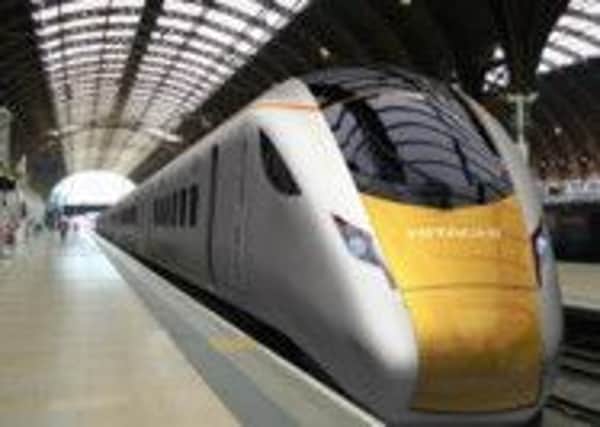Hitachi-built trains will become a feature of the new east coast service. Picture: Hitachi