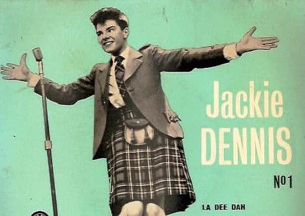 Jackie Dennis was more than famous than Elvis for one week in 1958. Picture: Contributed