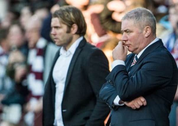 Ally McCoist insists Rangers aren't afraid of Robbie Neilson's Hearts. Picture: Ian Georgeson