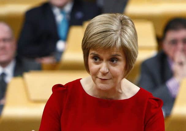 Nicola Sturgeon said that the powers package meant 'continued Westminster rule'. Picture: Andrew Cowan