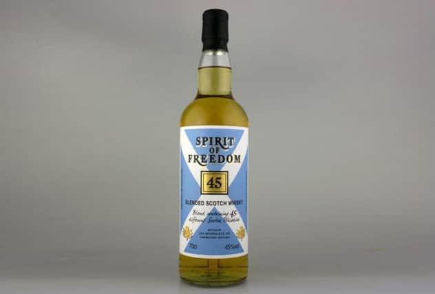 The new offering from Springbank is a premium blended Scotch Whisky inspired by Yes voters. Picture: Contributed
