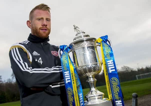 Hearts Adam Eckersley expects Sundays Scottish Cup tie to be physical. Picture: SNS
