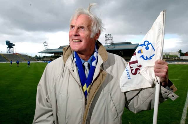 Arthur Montford loved Greenock Morton FC and was a regular and enthusiastic visitor at Cappielow. Picture: Phil Wilkinson
